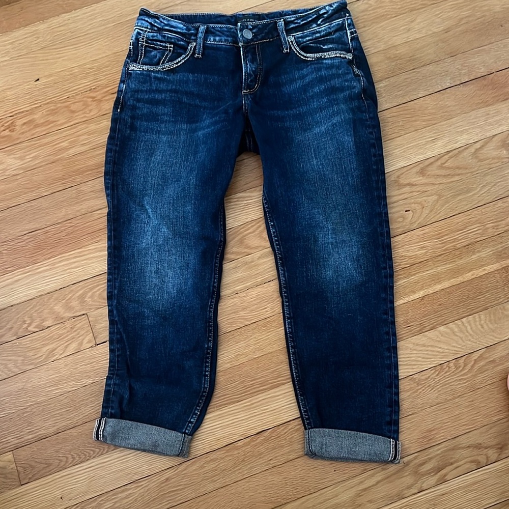 Silver Jean boyfriend fit jean - blue